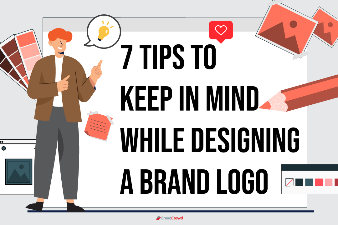 7 Tips to Keep in Mind While Designing a Brand Logo blog thumbnail